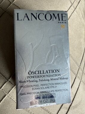 New Rare Lancôme Oscillation PowerFoundation powder foundation  Honey 25
